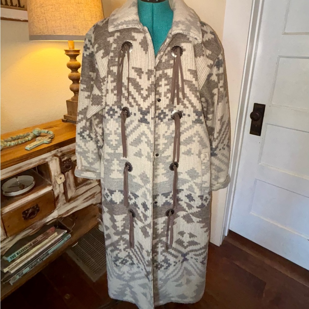 Vintage southwestern /western duster coat